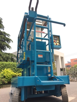 8m Self-propelled Electric Aluminum Alloy Vertical Mast Lift Double Mast Lift Aerial Work Platform Vertical Manlift